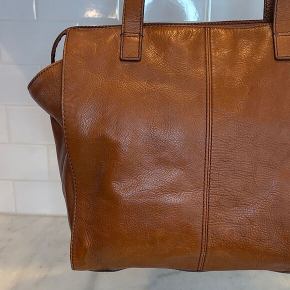 Fossil Purse Handbag Tessa Leather Satchel Shoulder Bag Pocketbook - Picture 5 of 16